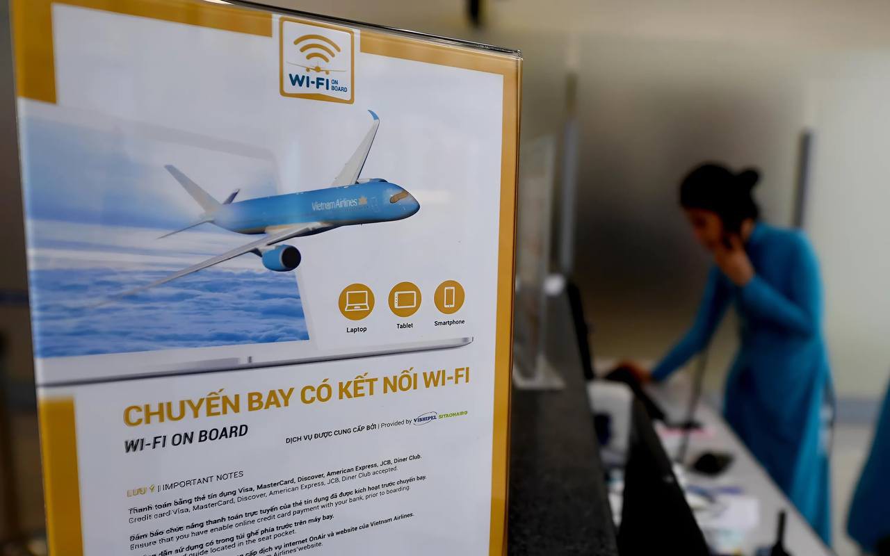 Triển khai internet trên máy bay