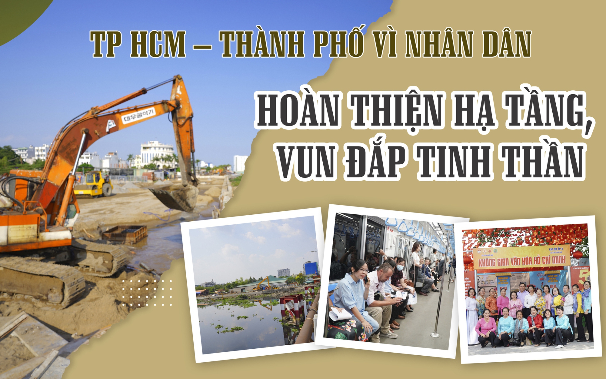 TP HCM - Thành phố vì nhân dân: Hoàn thiện hạ tầng, vun đắp tinh thần