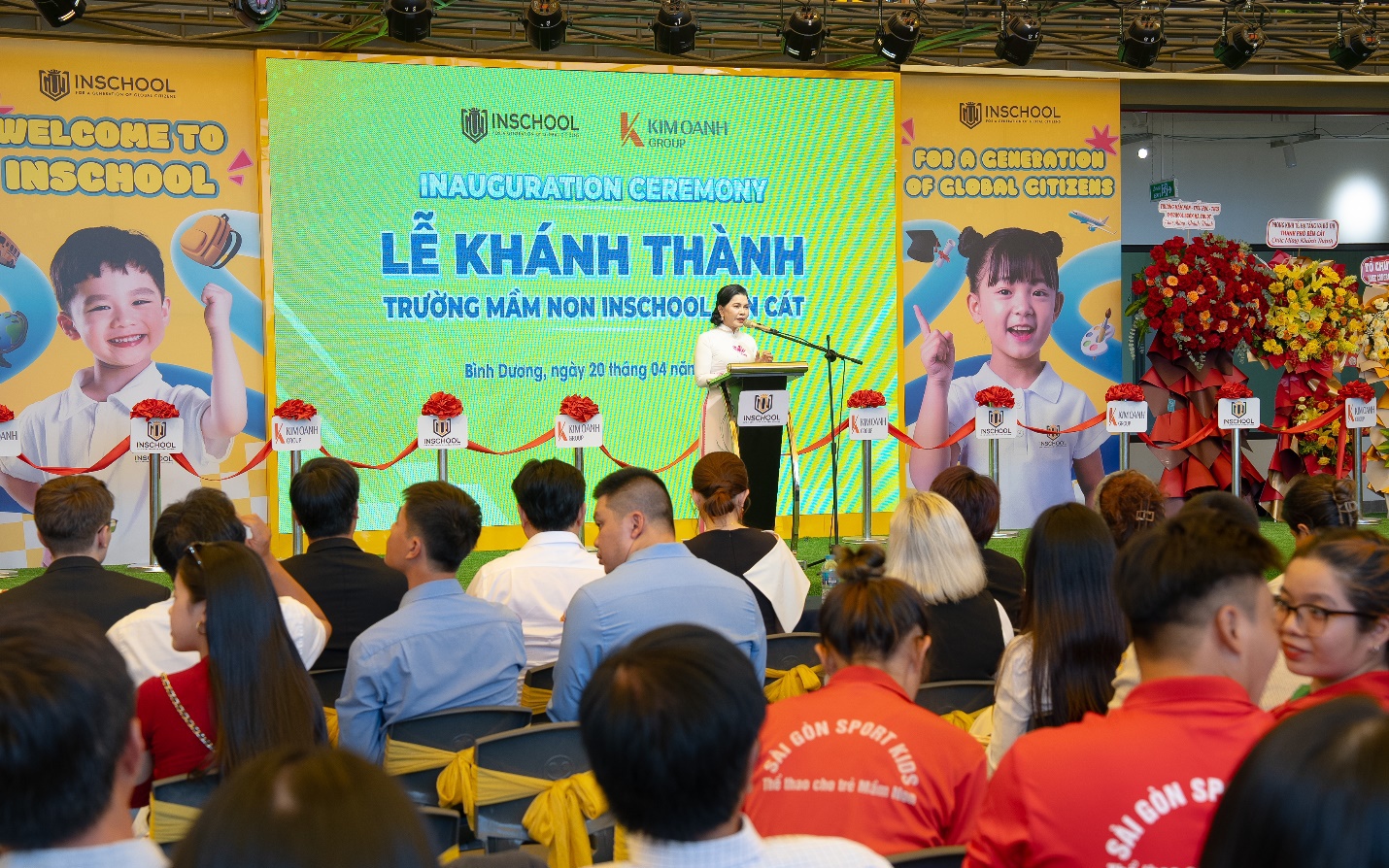Kim Oanh Group và INTERLINK EDUCATION khánh thành Trường Mầm non INschool Bến Cát