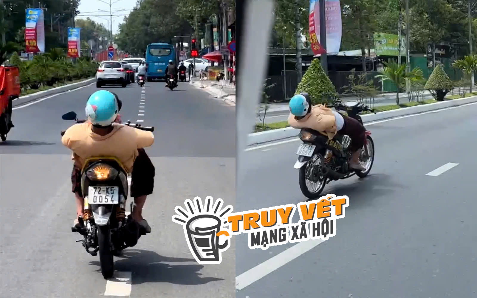 Mạng xã hội xôn xao người đàn ông khuyết tật chạy xe máy như diễn xiếc trên đường
