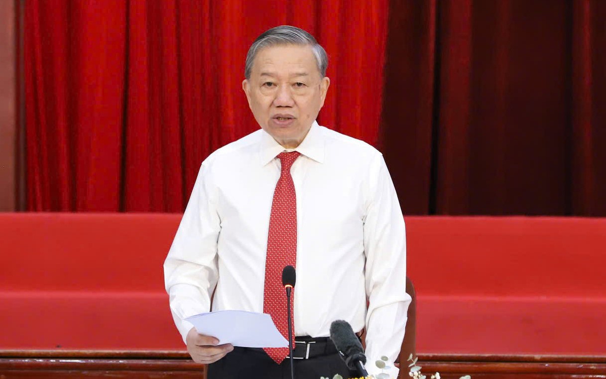 Phát biểu của Tổng Bí thư Tô Lâm tại buổi gặp mặt cán bộ lão thành cách mạng, người có công phía Nam