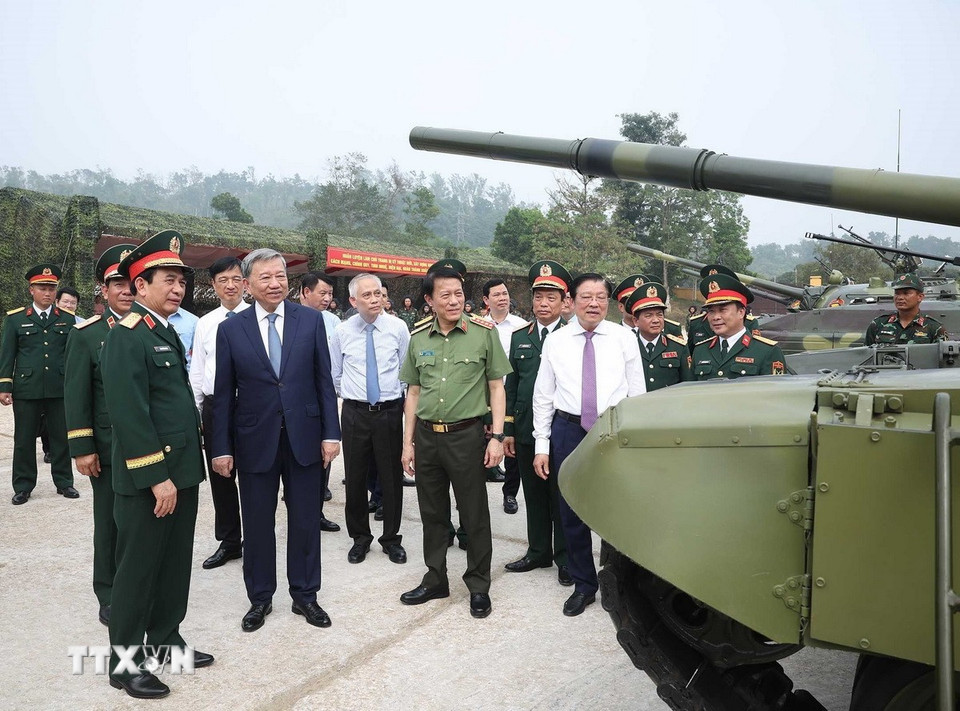 Tổng Bí thư: Binh chủng Tăng thiết giáp phải thật sự xứng đáng là lực lượng đột kích mạnh- Ảnh 10.