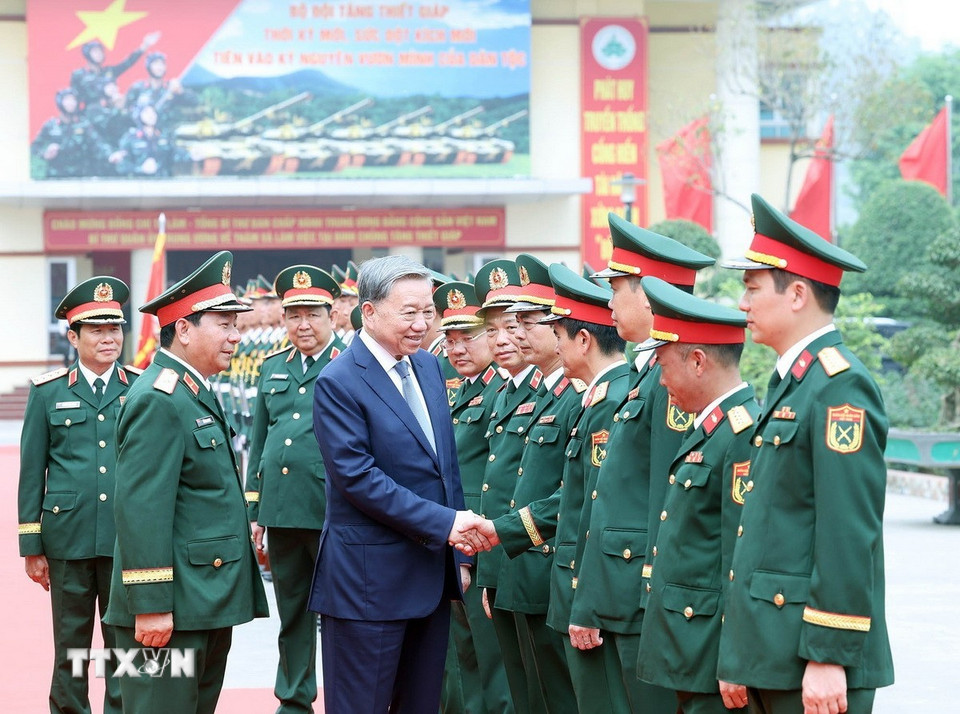 Tổng Bí thư: Binh chủng Tăng thiết giáp phải thật sự xứng đáng là lực lượng đột kích mạnh- Ảnh 7.