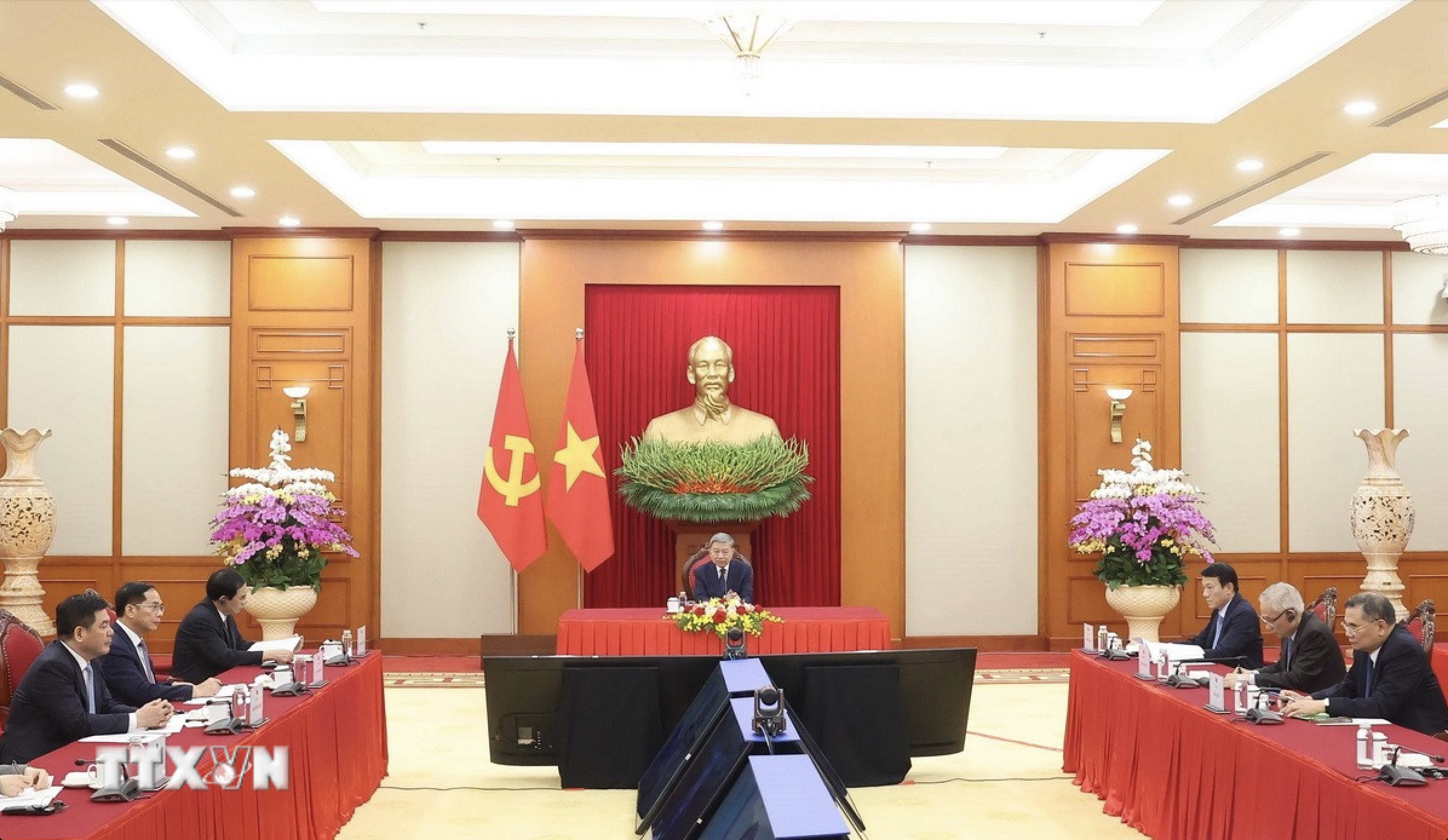 Cuộc điện đàm "có ý nghĩa lịch sử" giữa Tổng Bí thư Tô Lâm và Chủ tịch Đảng, Tổng thống Nam Phi- Ảnh 3.