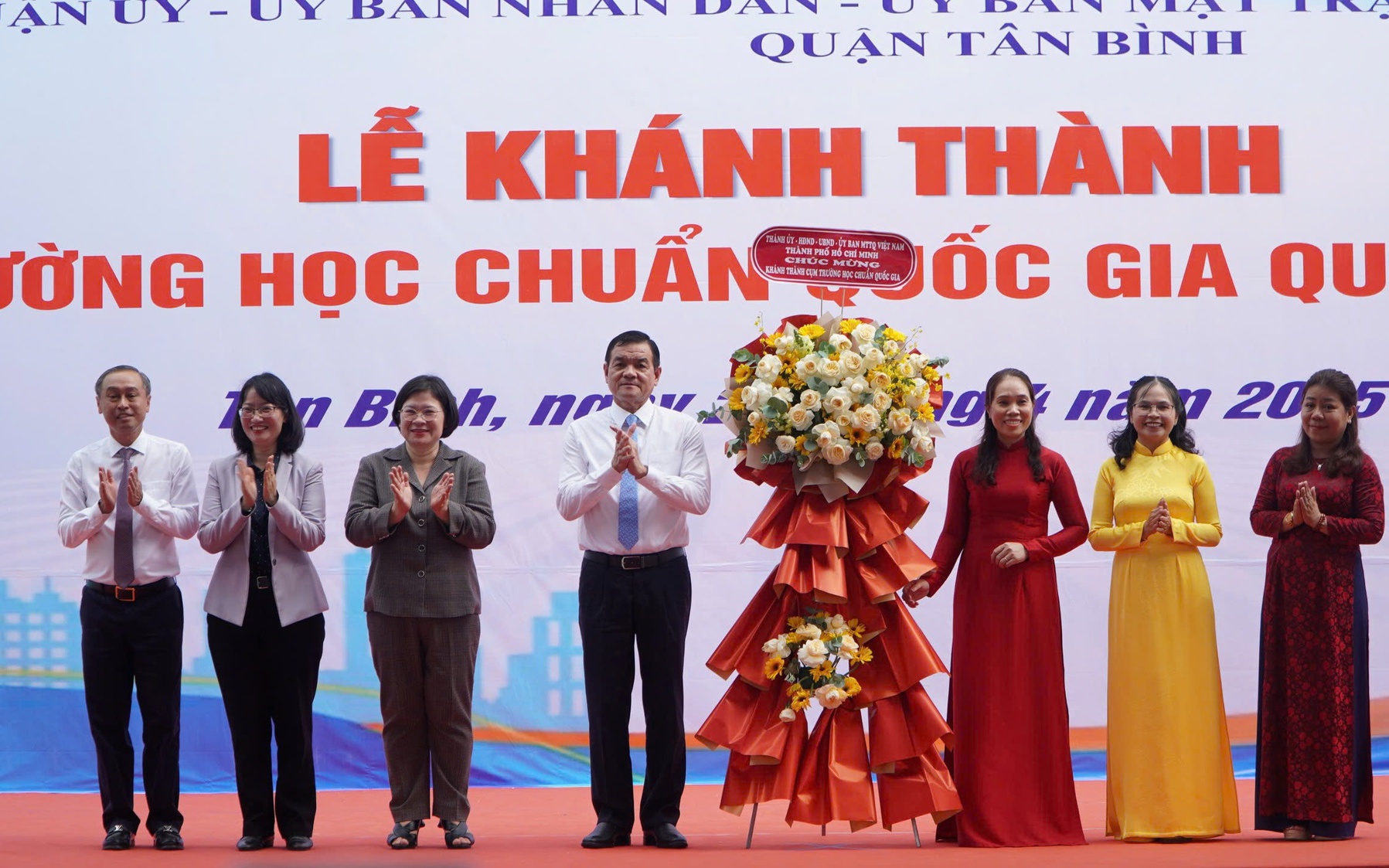 TP HCM: Khánh thành cụm trường học công lập theo chuẩn quốc gia ở quận Tân Bình