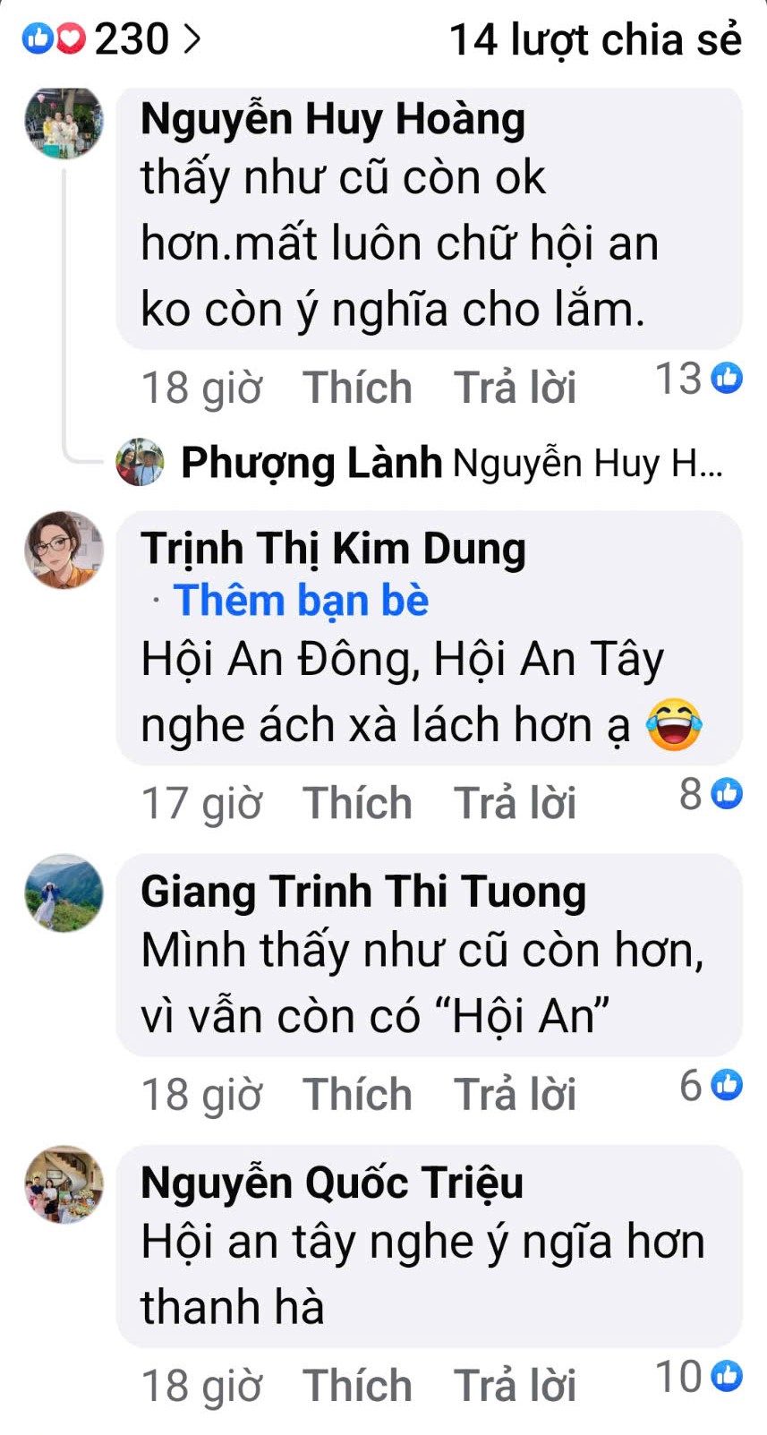 Nhiều băn khoăn về t&ecirc;n gọi 2 phường mới của Hội An - Ảnh 5.