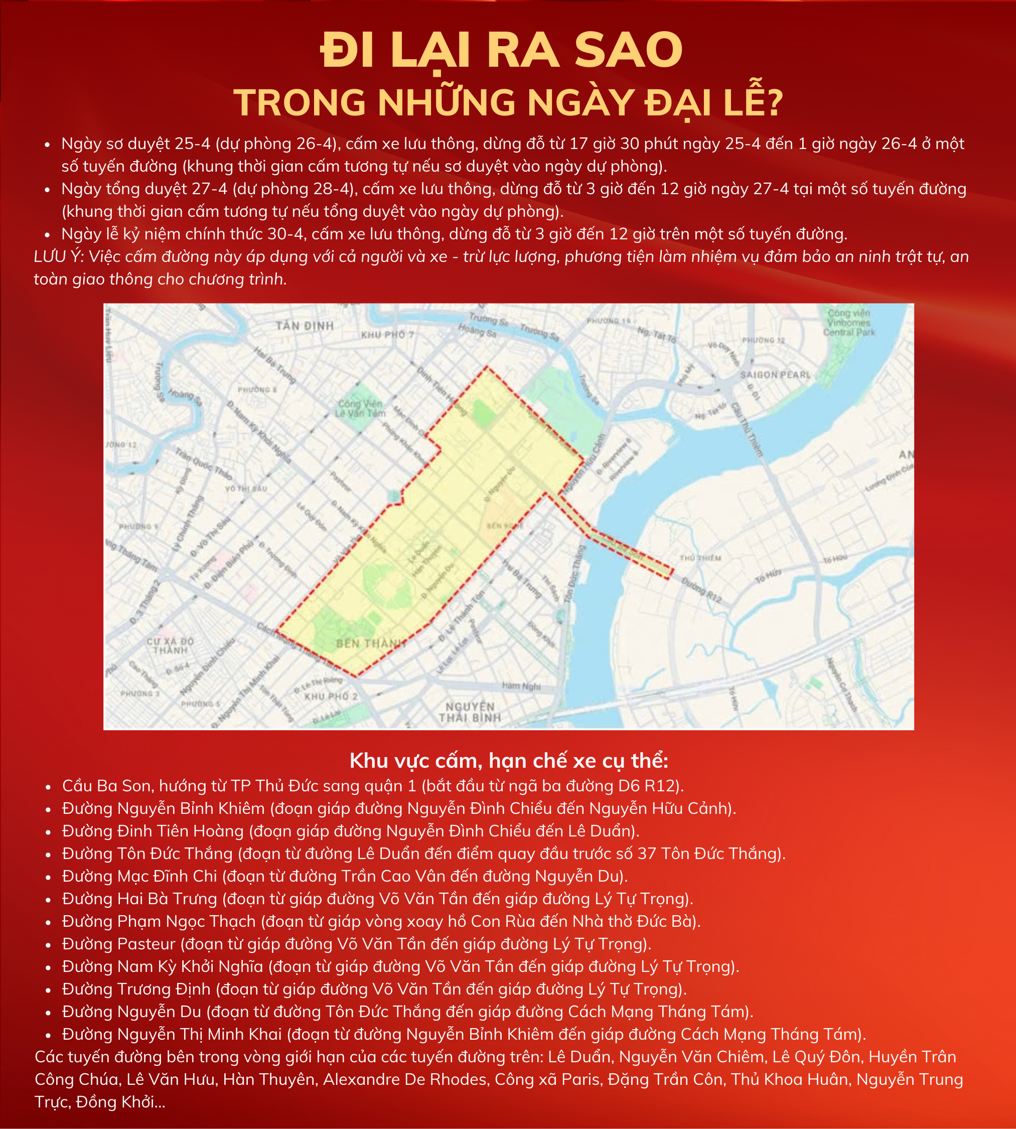 Những hoạt động chuẩn bị Đại lễ tại TP HCM từ ngày 25-4 đến 30-4 - Ảnh 6.
