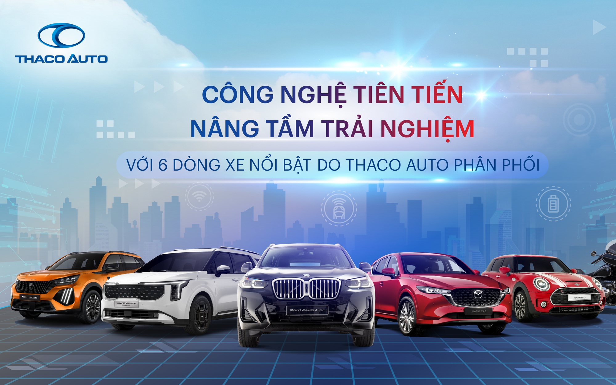 Nâng tầm trải nghiệm với 6 dòng xe nổi bật từ THACO AUTO
