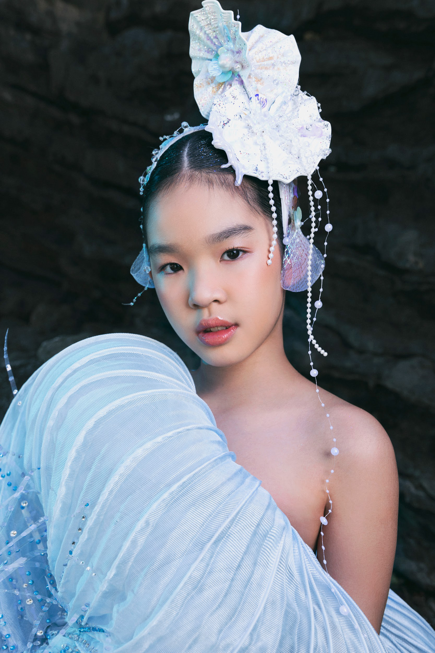 Victoria Thiên Ân - mẫu nhí Việt tỏa sáng tại show diễn ở Thái Lan- Ảnh 1.