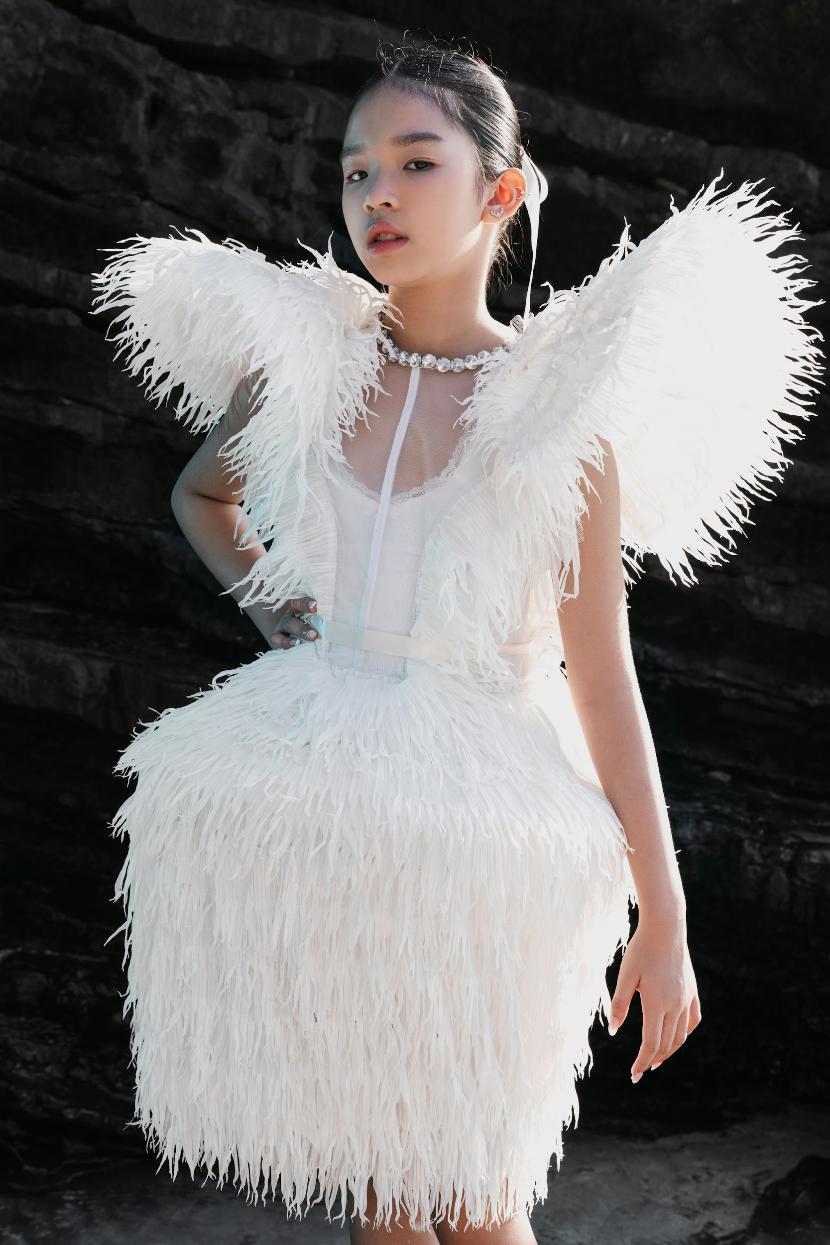 Victoria Thiên Ân - mẫu nhí Việt tỏa sáng tại show diễn ở Thái Lan- Ảnh 3.