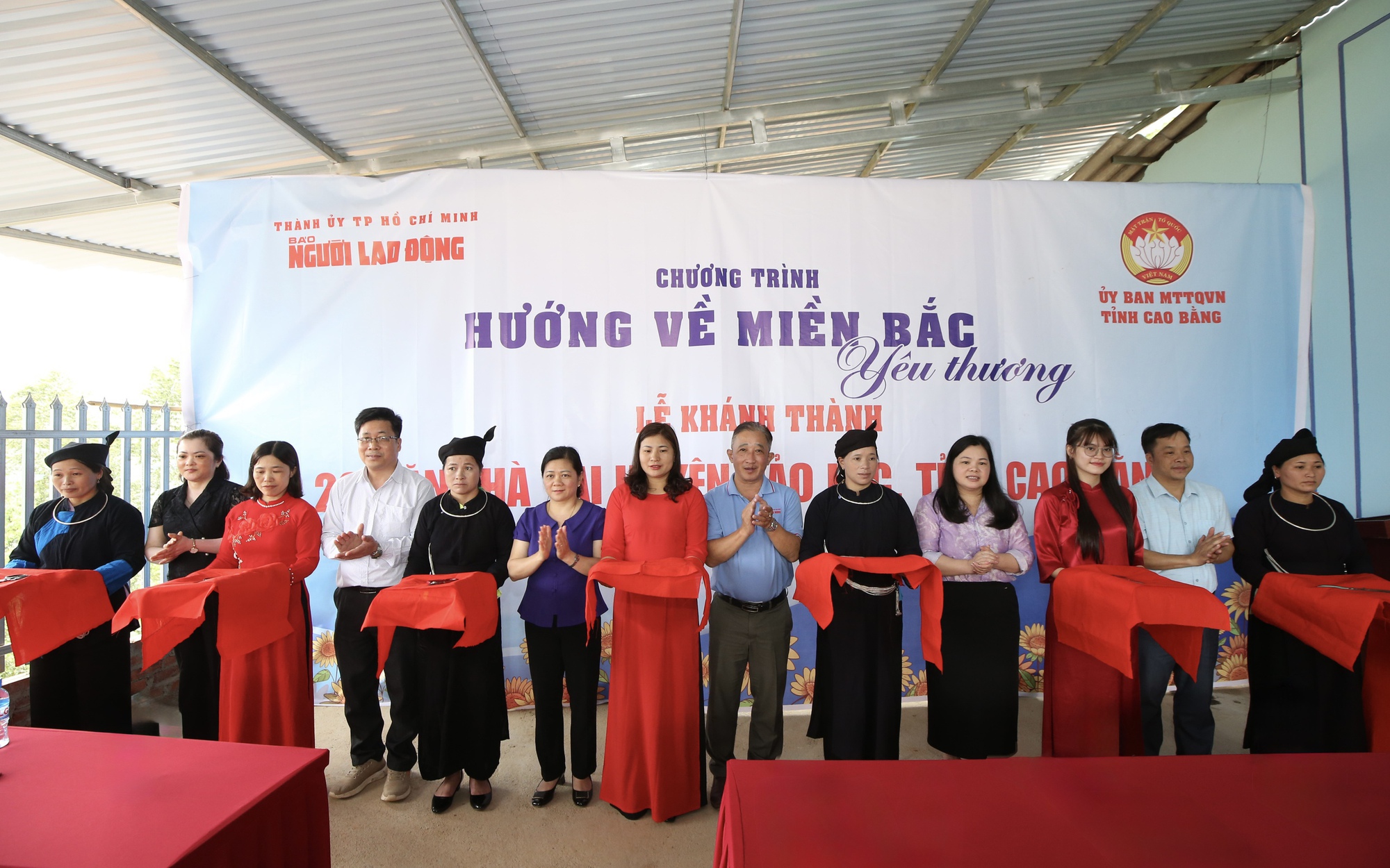 Khánh thành 20 mái ấm nghĩa tình tại Cao Bằng