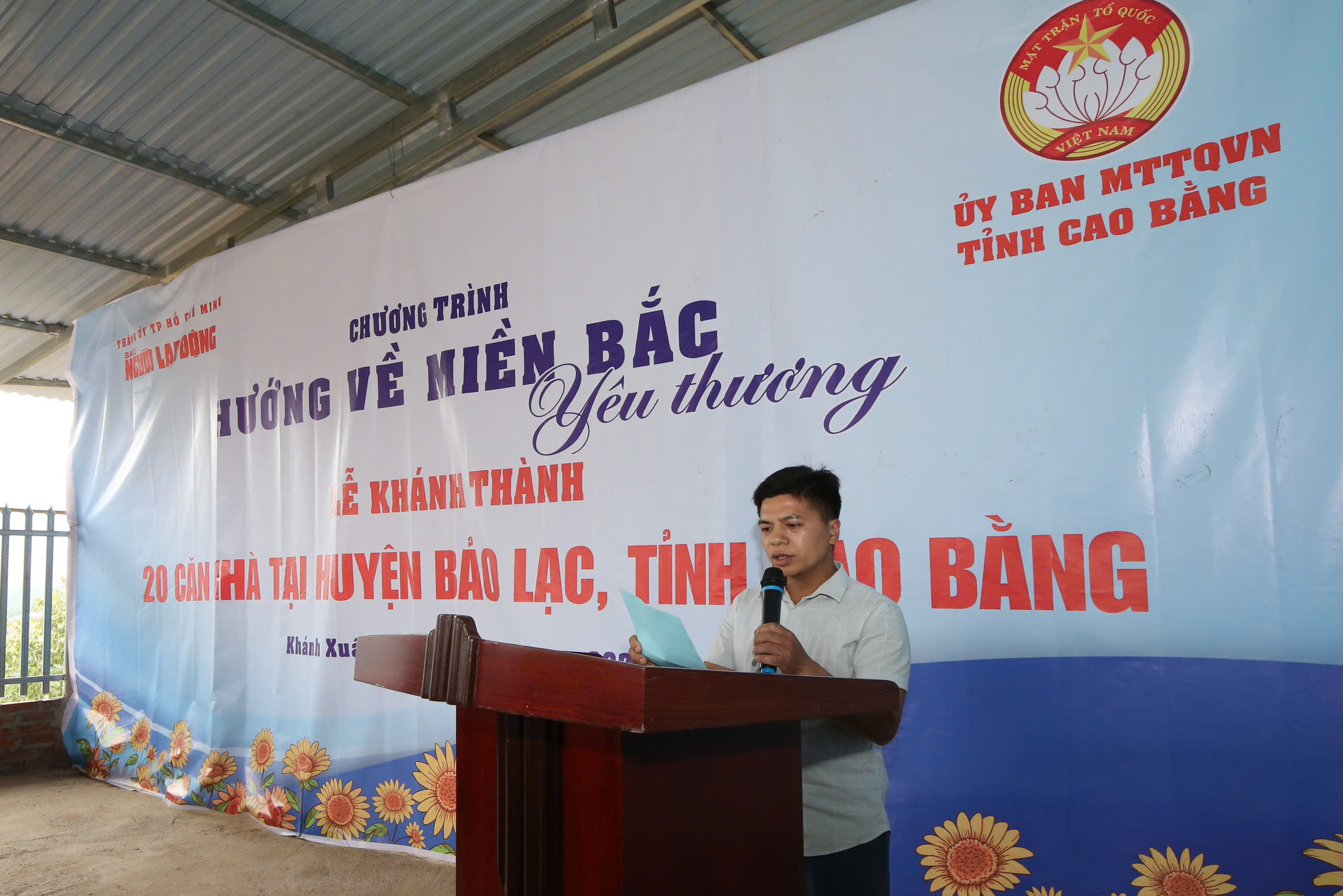 Khánh thành 20 căn nhà bạn đọc Báo Người Lao Động hỗ trợ người dân Cao Bằng bị ảnh hưởng bão Yagi- Ảnh 14.