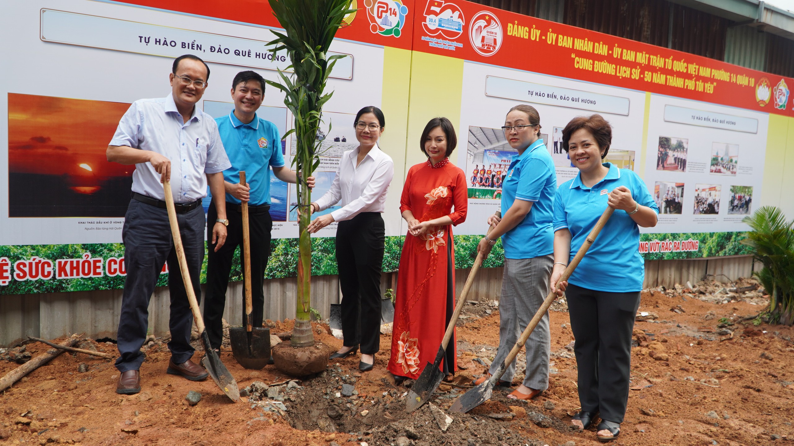 Chung tay biến b&atilde;i r&aacute;c th&agrave;nh Cung đường Lịch sử đầy &yacute; nghĩa, nằm cạnh Vườn Trường Sa - Ảnh 6.