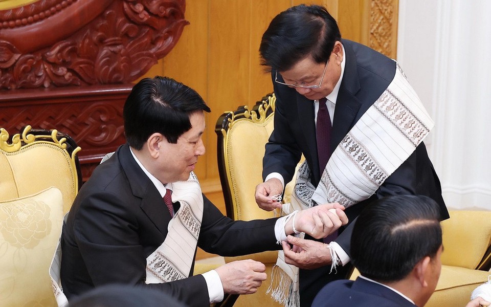 Thông điệp mạnh mẽ từ chuyến thăm Lào của Chủ tịch nước Lương Cường