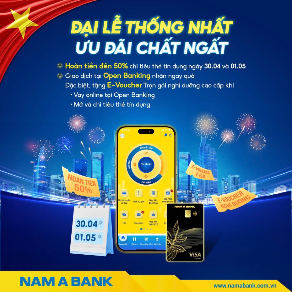 Ngân hàng tung ưu đãi dịp Kỷ niệm 50 năm Ngày Giải phóng miền Nam, thống nhất đất nước- Ảnh 2.