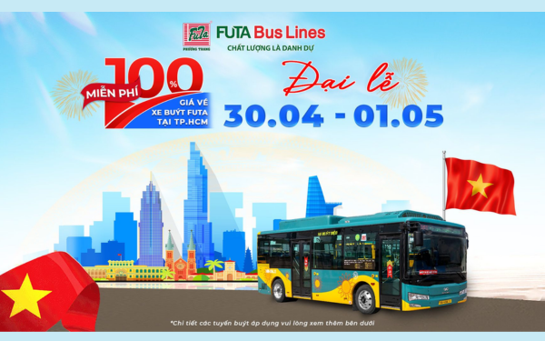 Công ty Phương Trang miễn phí vé xe buýt tại TP.HCM dịp lễ 30.4