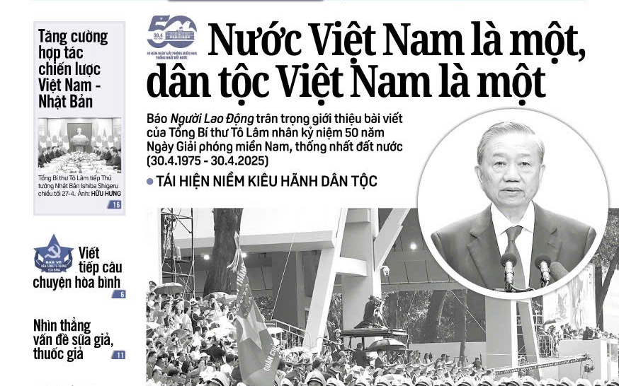 Báo in ngày 28-4: Nhìn thẳng vấn đề sữa giả, thuốc giả