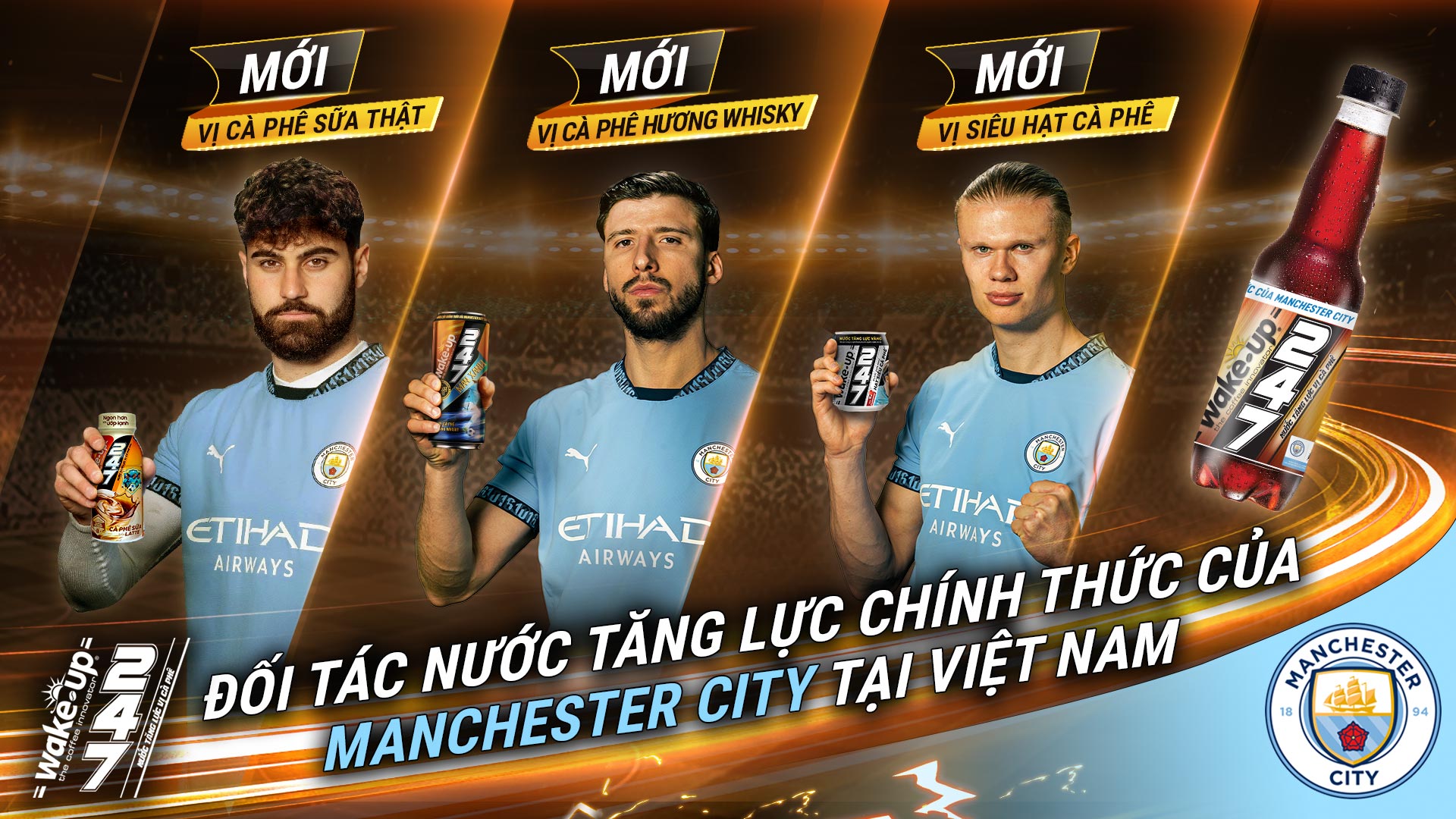 Wake-Up 247 c&ocirc;ng bố hợp t&aacute;c với Manchester City tại Việt Nam- Ảnh 1.
