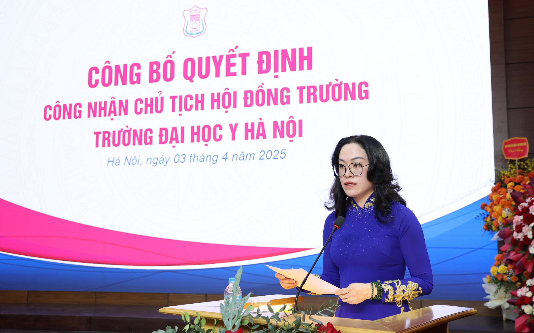 Trường Đại học Y Hà Nội có nữ Chủ tịch Hội đồng