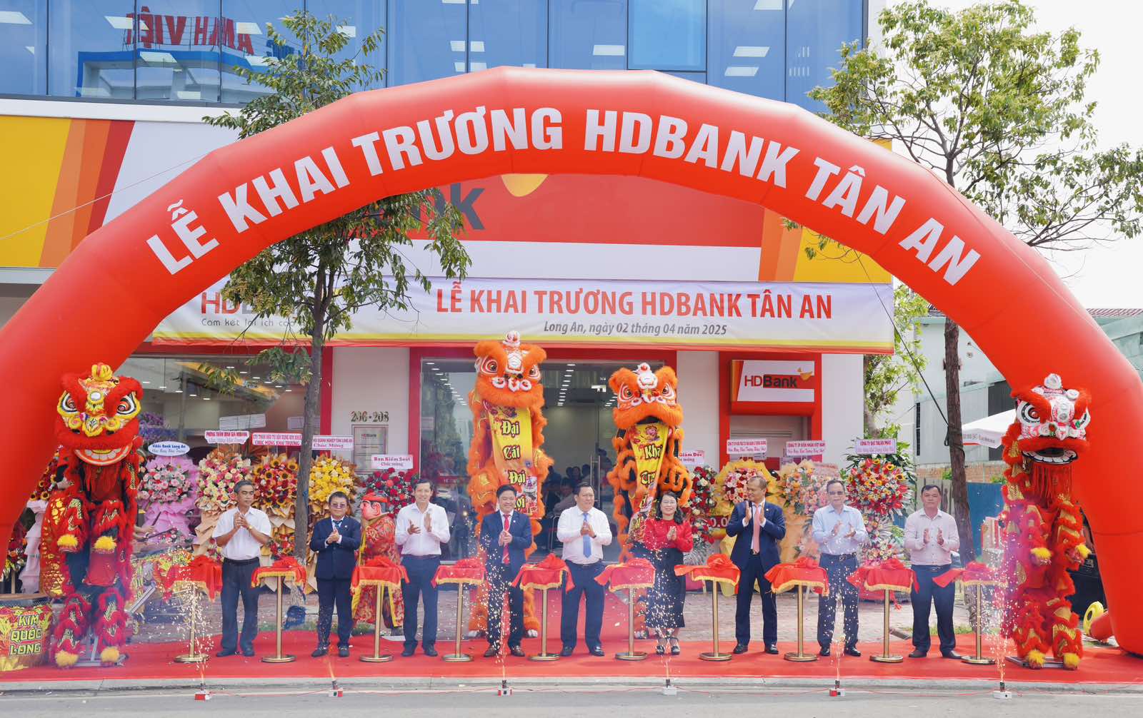 Chính thức khai trương chi nhánh HDBank Tân An tại số 206-208 Hùng Vương, phường 6, TP. Tân An, tỉnh Long An