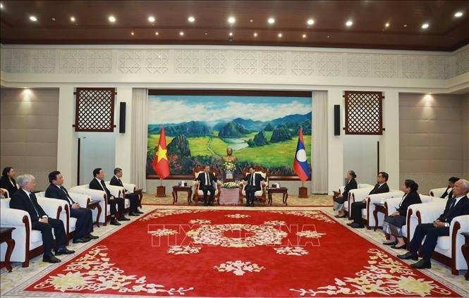 Tổng Bí thư Tô Lâm viếng Đại tướng Khamtay Siphandone- Ảnh 3.