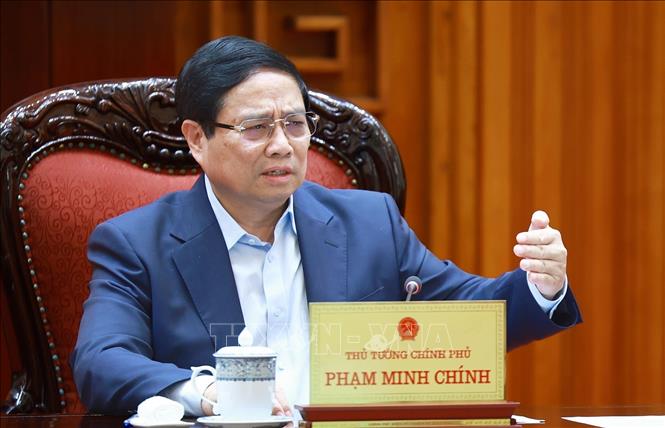 Thủ tướng chủ tr&igrave; họp về việc Mỹ &aacute;p thuế 46% với h&agrave;ng ho&aacute; Việt Nam- Ảnh 1.