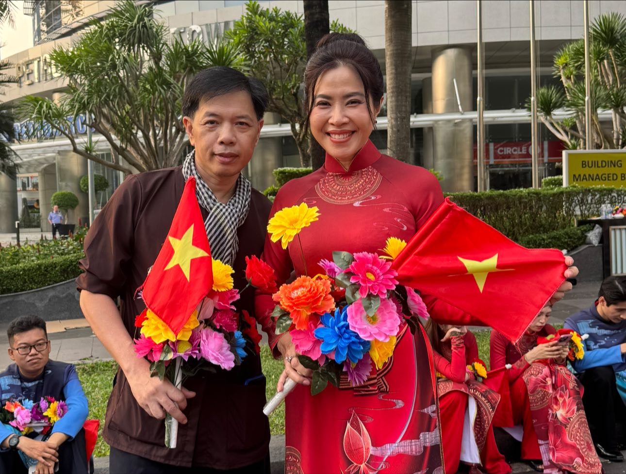 Nghệ sĩ TP HCM tự hào tham gia Lễ diễu binh, diễu hành 50 năm Thống nhất đất nước - Ảnh 3.