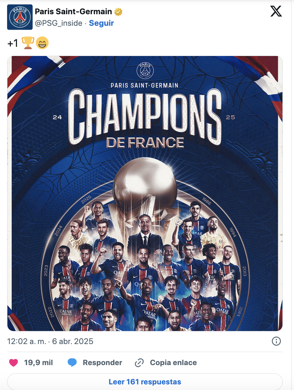 V&ocirc; địch sớm 6 v&ograve;ng, PSG đăng quang lần thứ 13 tại Ligue 1- Ảnh 5.