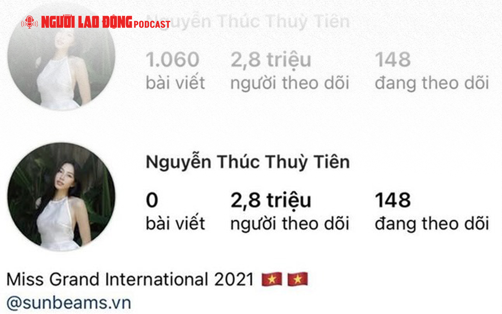 Vì sao hoa hậu Thùy Tiên "biến mất" trên mạng xã hội?