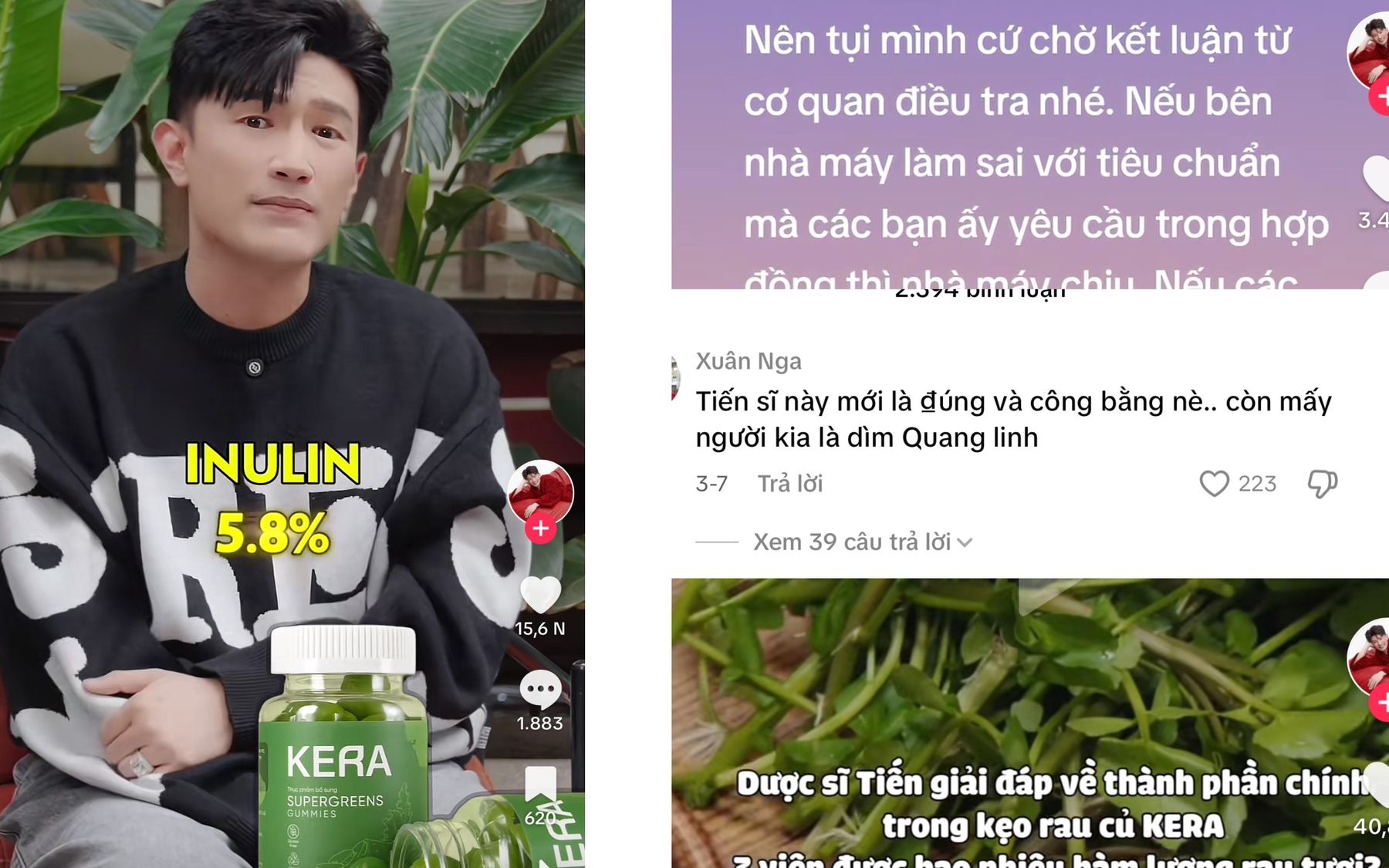 Vụ kẹo rau củ Kera: Dược sĩ Tiến có mục đích gì?