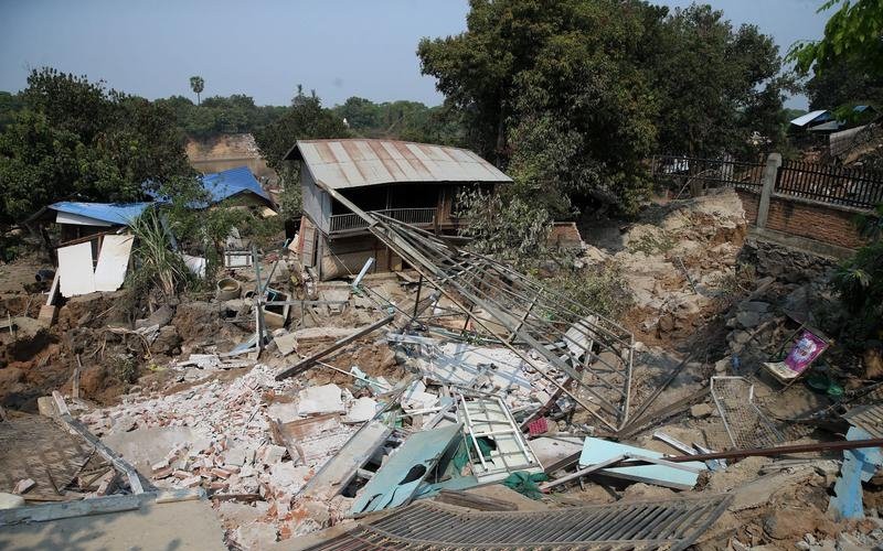 Giông bão gây thêm thiệt hại cho Myanmar, thương vong tiếp tục tăng