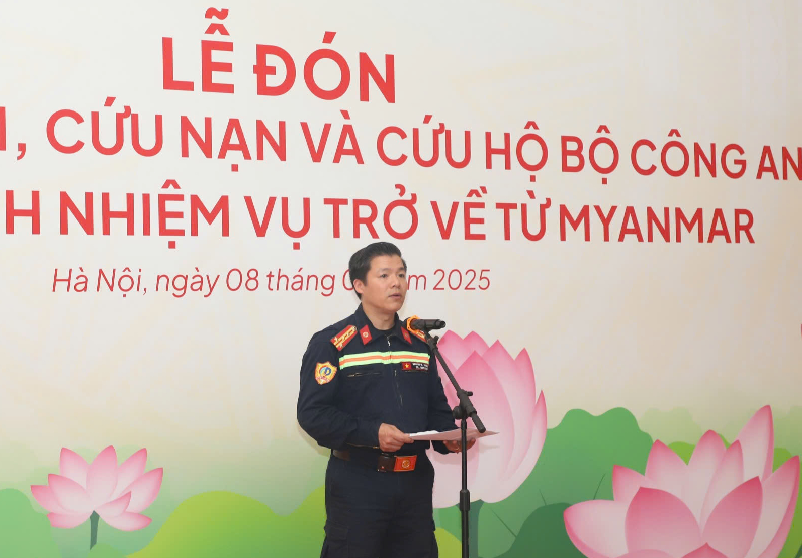 Lực lượng cứu hộ hoàn thành nhiệm vụ tại Myanmar, về nước an toàn- Ảnh 12.