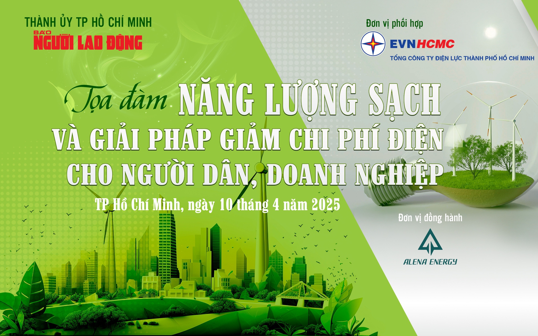 Sắp diễn ra tọa đàm “Năng lượng sạch và giải pháp giảm chi phí điện cho người dân, doanh nghiệp"