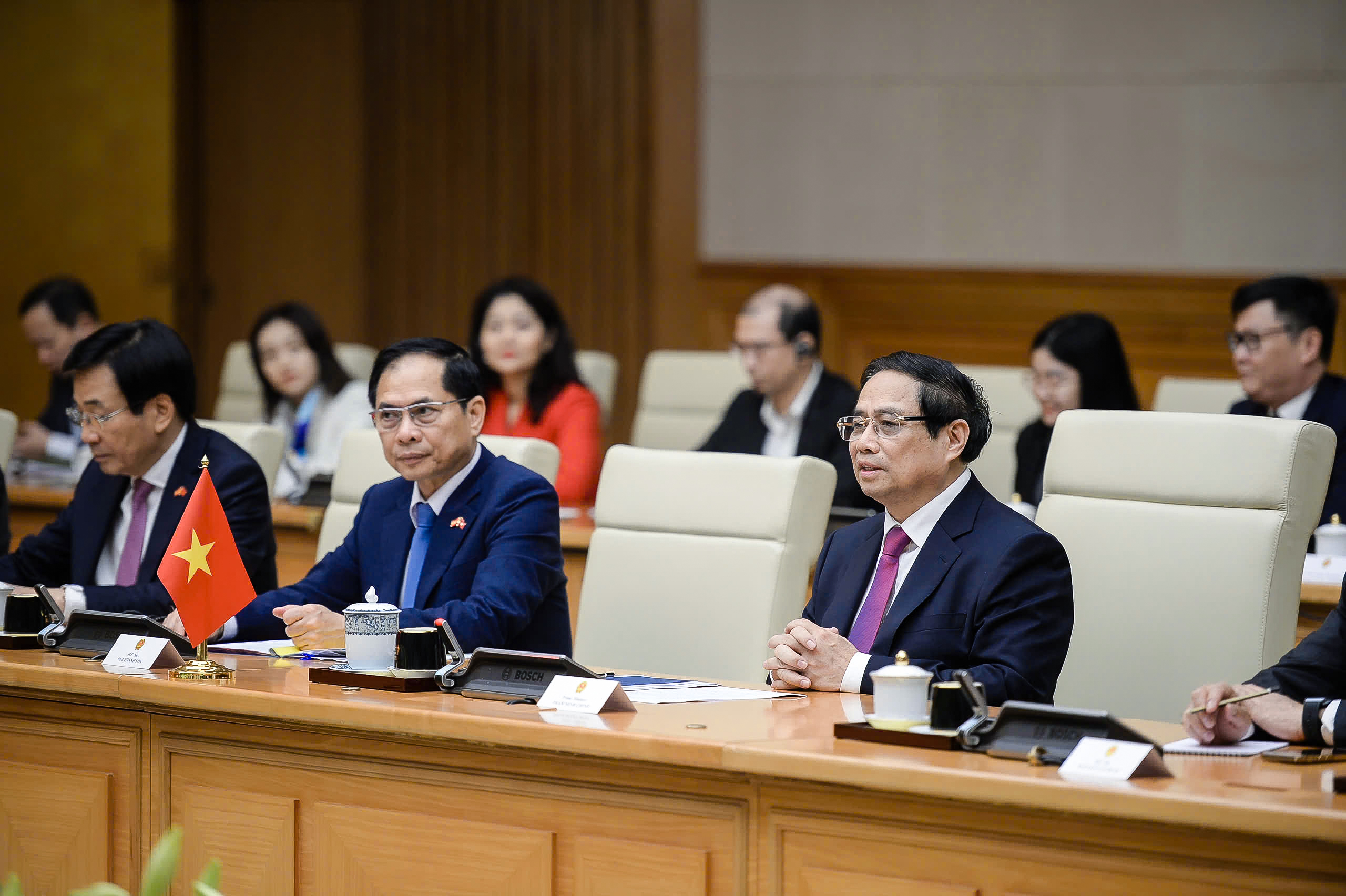 Thủ tướng Phạm Minh Chính chủ trì Lễ đón Thủ tướng Tây Ban Nha- Ảnh 12.
