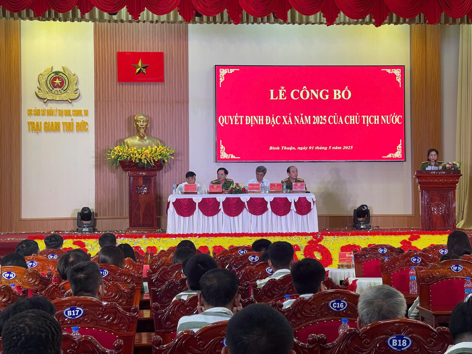 Trại giam lớn nhất nước c&ocirc;ng bố đặc x&aacute; 276 phạm nh&acirc;n, c&oacute; 15 người nước ngo&agrave;i- Ảnh 1.
