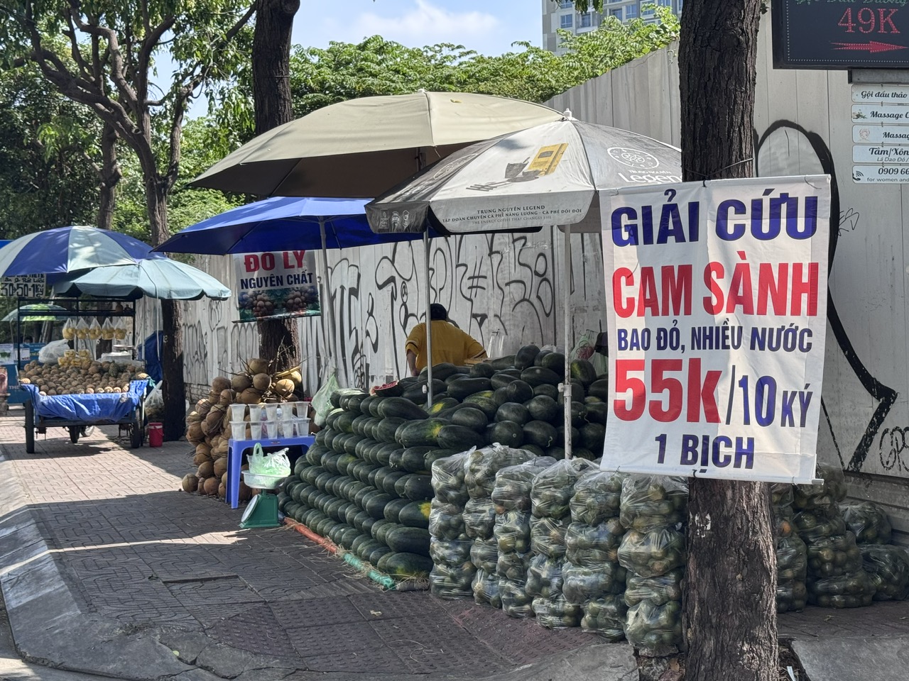 Nắng n&oacute;ng, cam s&agrave;nh giải cứu tăng gi&aacute; - Ảnh 3.