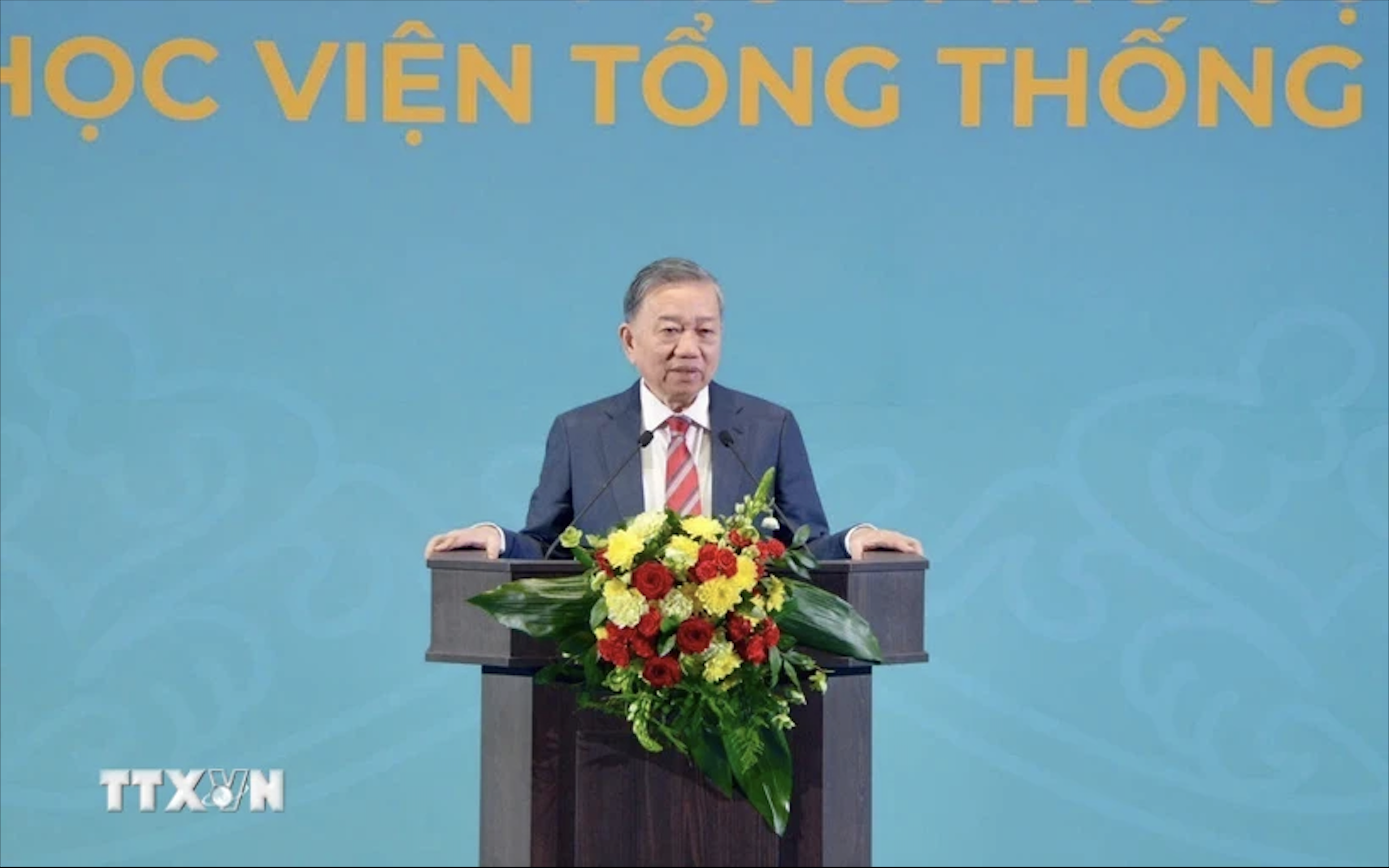 Tổng Bí thư Tô Lâm nhận danh hiệu "Giáo sư danh dự" của Học viện Tổng thống- Ảnh 3.
