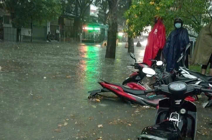 TP Thủ Đức: Mưa lớn kéo theo nhiều rác thải, có nơi bị phong tỏa - Ảnh 3.