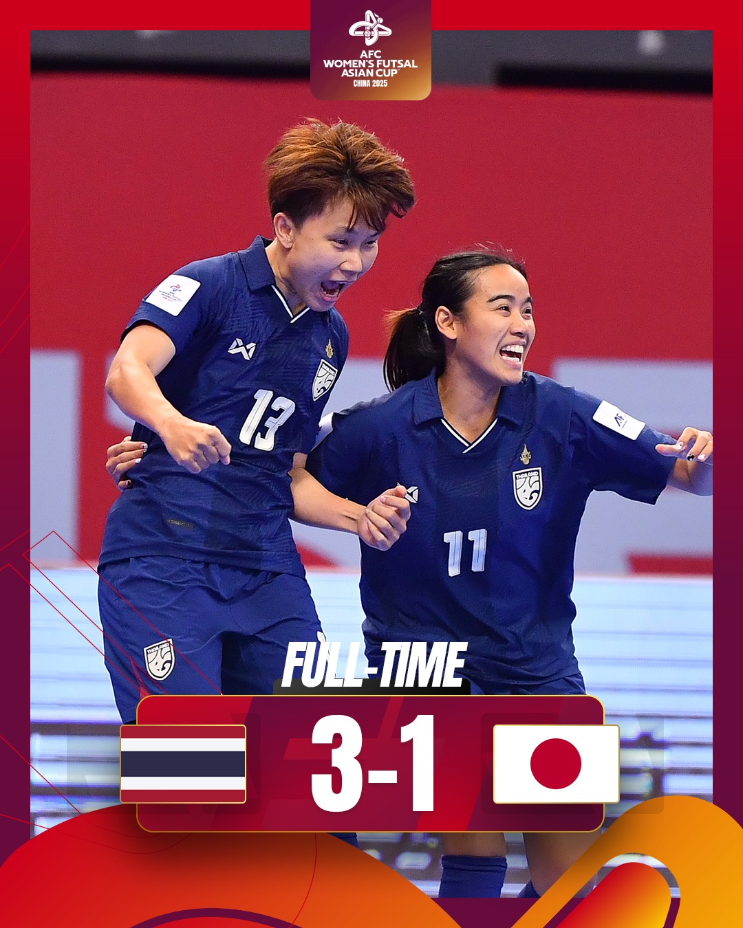 Th&aacute;i Lan n&eacute; được futsal nữ Việt Nam ở tứ kết - Ảnh 1.