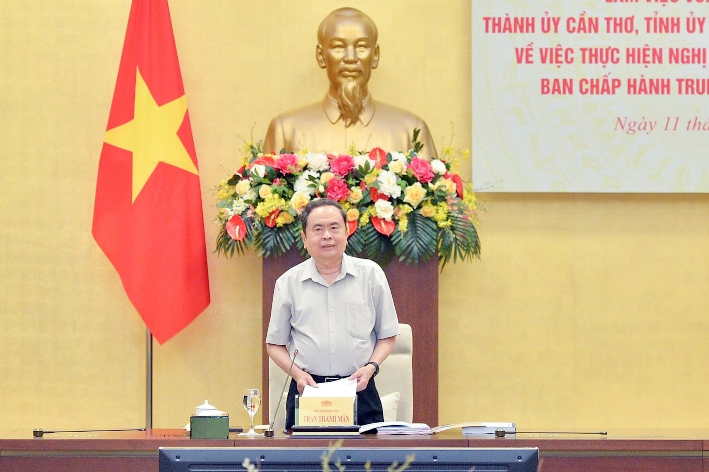Chủ tịch Quốc hội: Kh&ocirc;ng được cục bộ địa phương trong đề xuất nh&acirc;n sự sau sắp xếp- Ảnh 1.