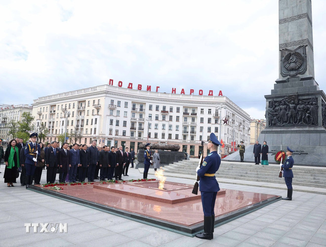 Tổng B&iacute; thư T&ocirc; L&acirc;m: Vun đắp t&igrave;nh hữu nghị Việt Nam-Belarus ng&agrave;y c&agrave;ng bền chặt- Ảnh 5.