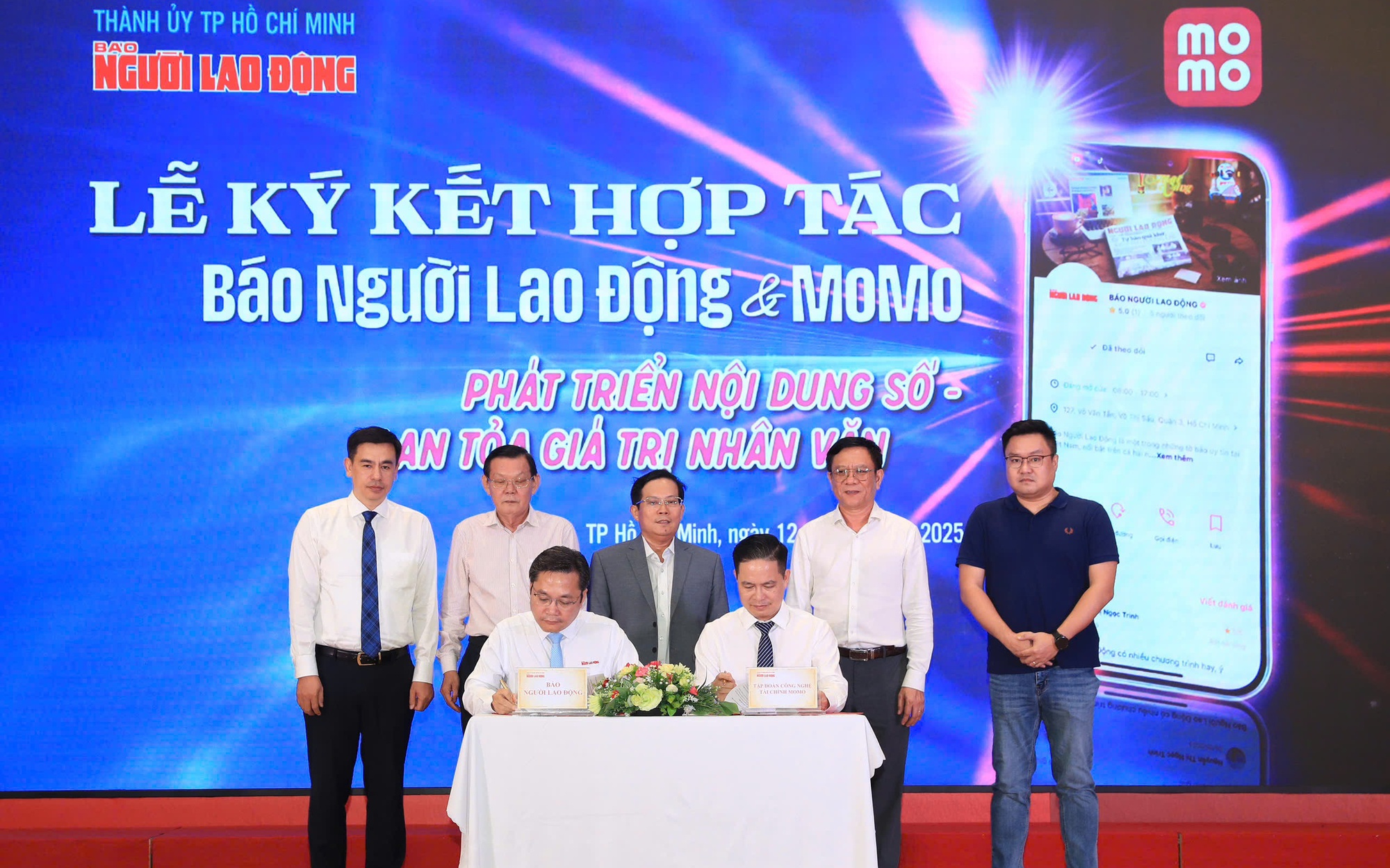 Báo Người Lao Động chính thức có mặt trên siêu ứng dụng MoMo