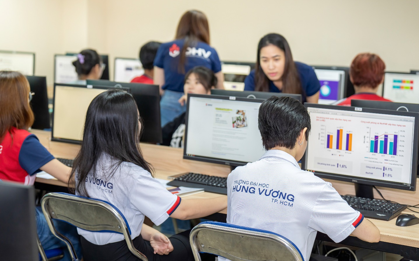 Kiến tạo mô hình đào tạo 70% thực hành của Trường ĐH Hùng Vương TP HCM