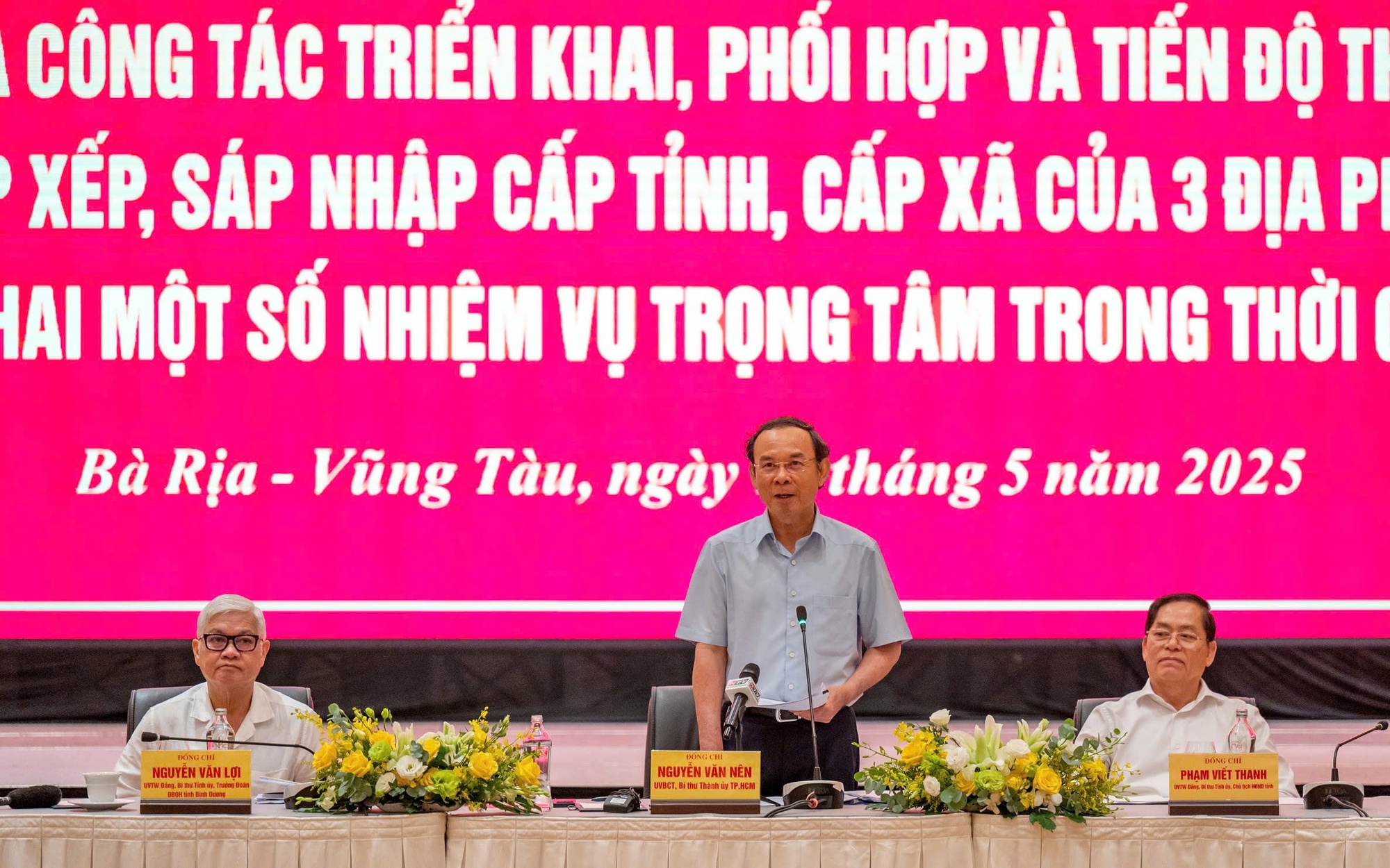 TP HCM, Bình Dương, Bà Rịa - Vũng Tàu họp bàn đề án hợp nhất đơn vị hành chính