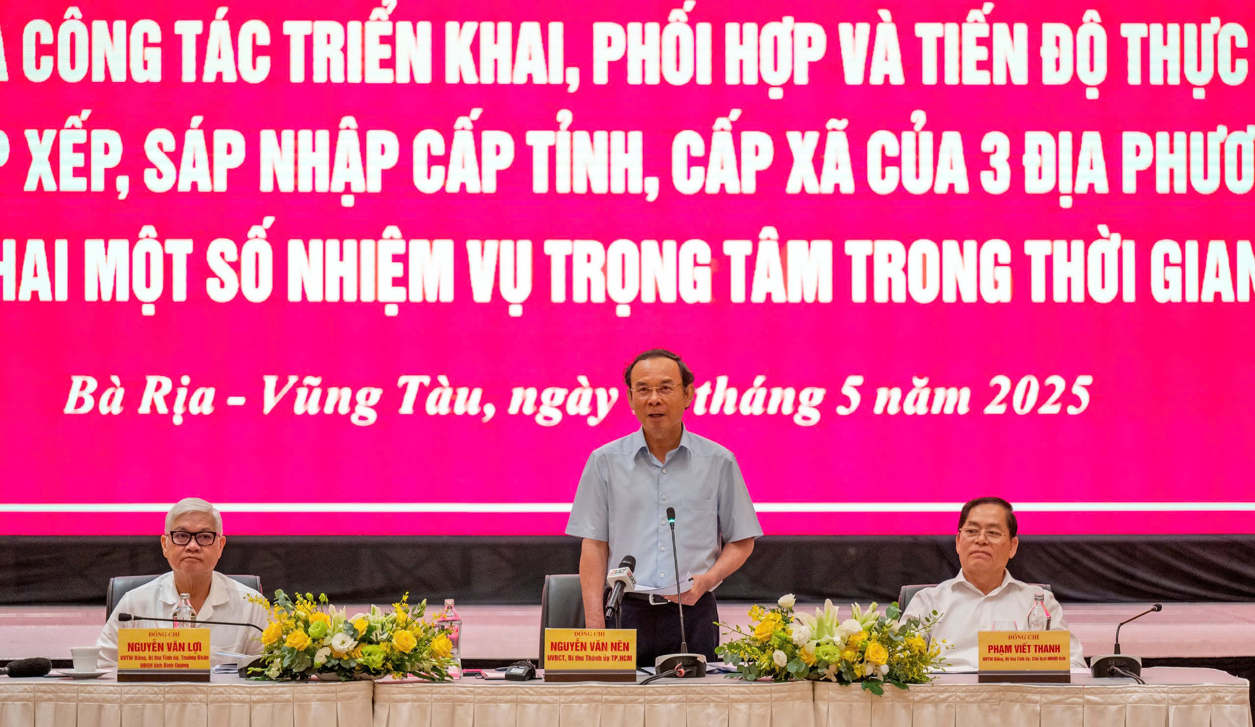 TP HCM, B&igrave;nh Dương, B&agrave; Rịa - Vũng T&agrave;u họp b&agrave;n đề &aacute;n hợp nhất đơn vị h&agrave;nh ch&iacute;nh - Ảnh 1.