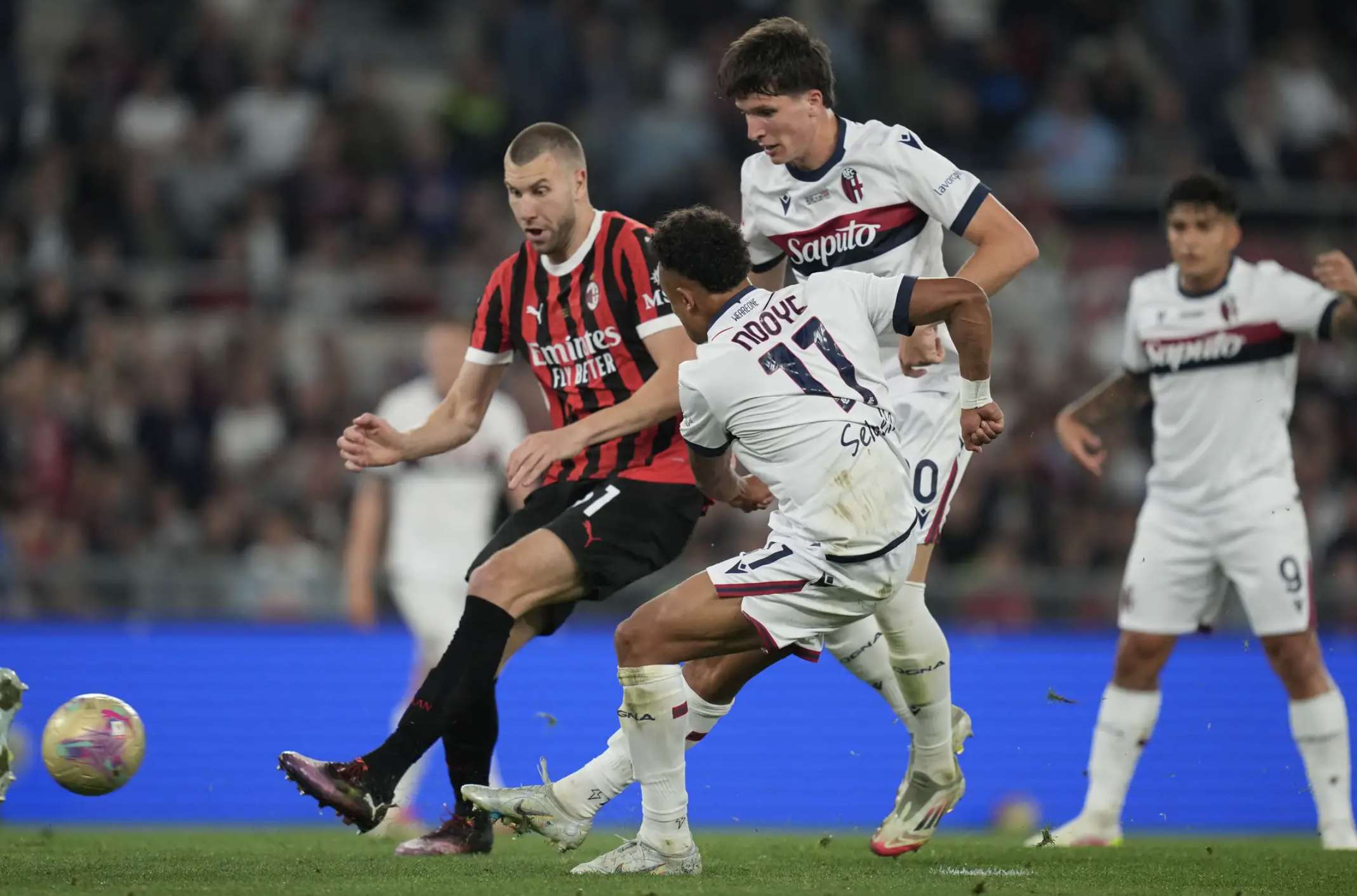 Hạ "&ocirc;ng lớn" AC Milan, Bologna đoạt Coppa Italia sau nửa thế kỷ - Ảnh 3.