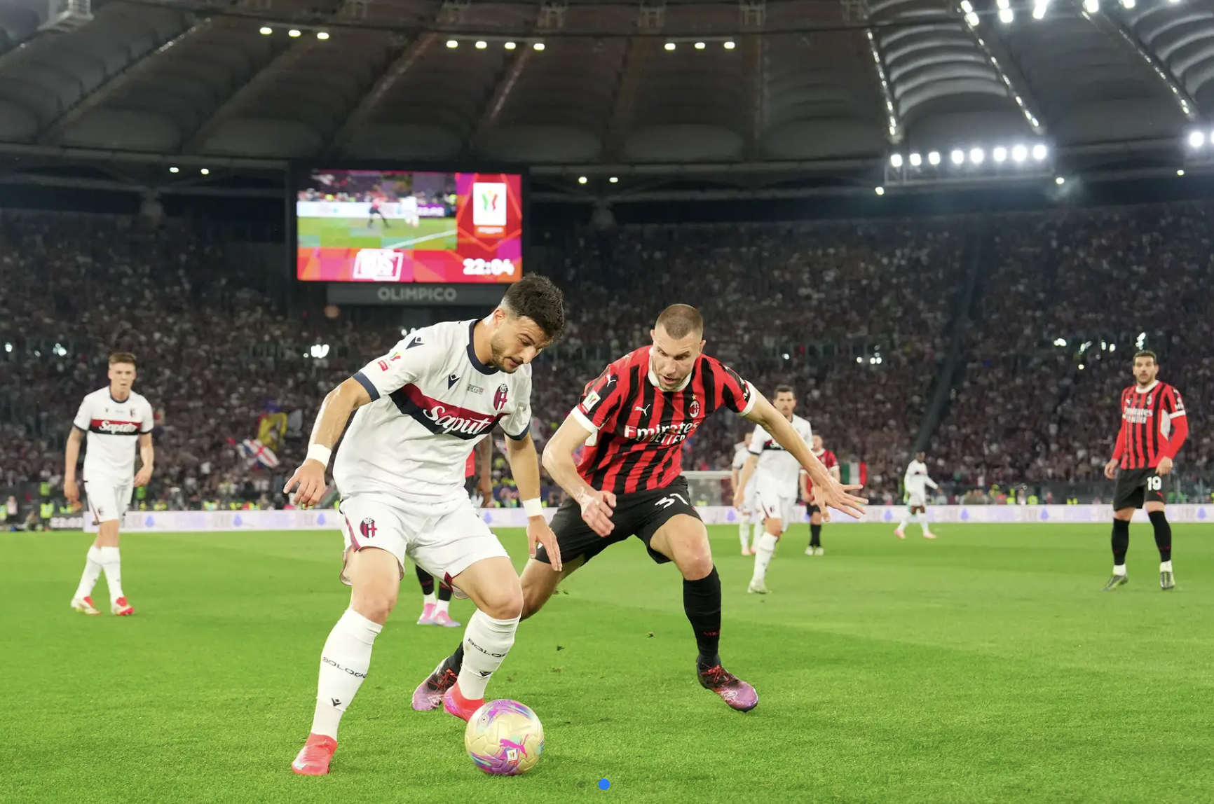 Hạ "&ocirc;ng lớn" AC Milan, Bologna đoạt Coppa Italia sau nửa thế kỷ - Ảnh 2.