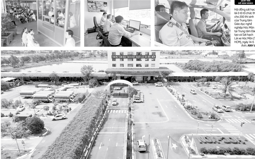 Báo in ngày 15-5: Nối lại sát hạch, cấp giấy phép lái xe