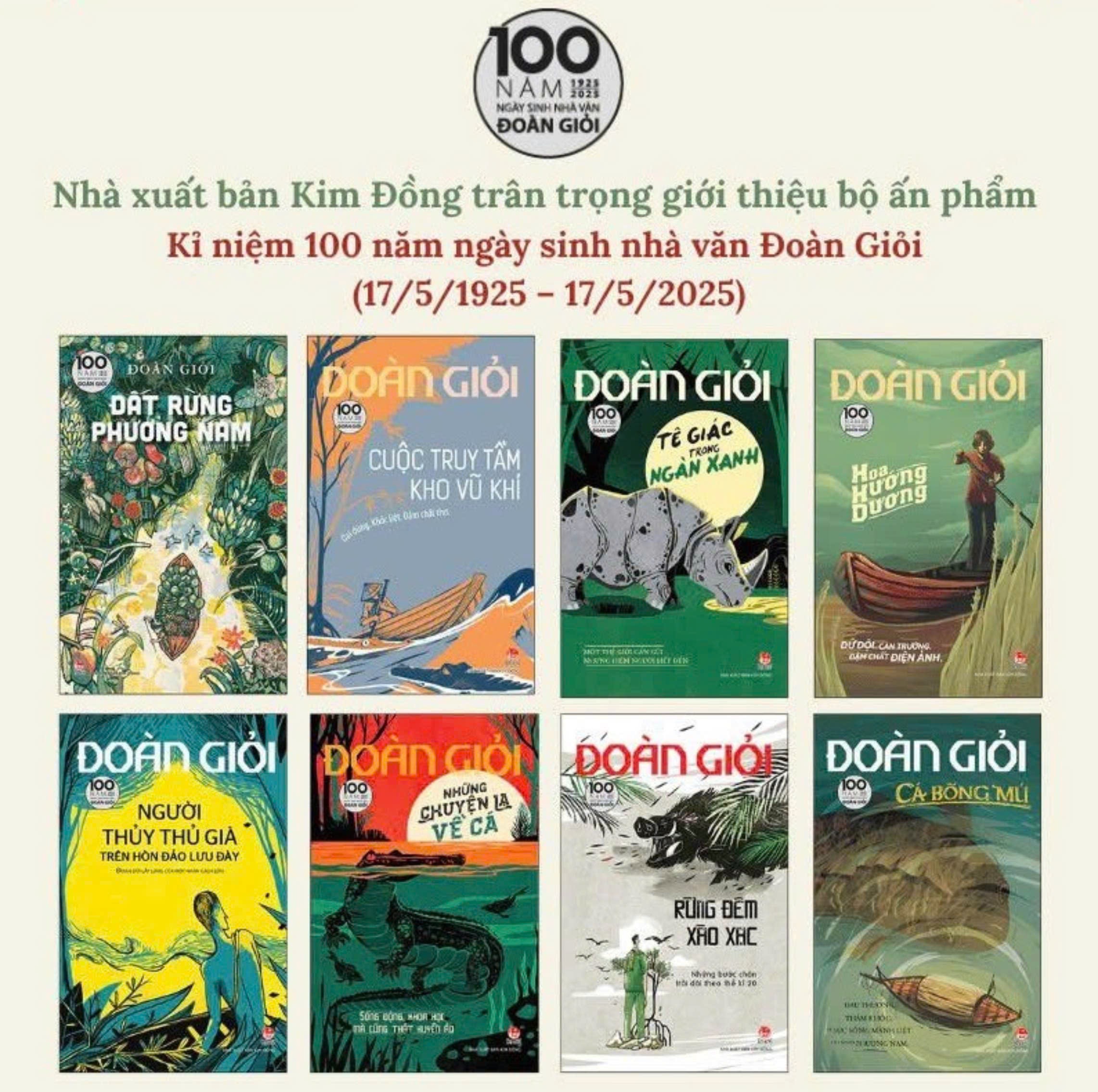 T&aacute;i bản bộ s&aacute;ch của nh&agrave; văn Đo&agrave;n Giỏi- Ảnh 1.
