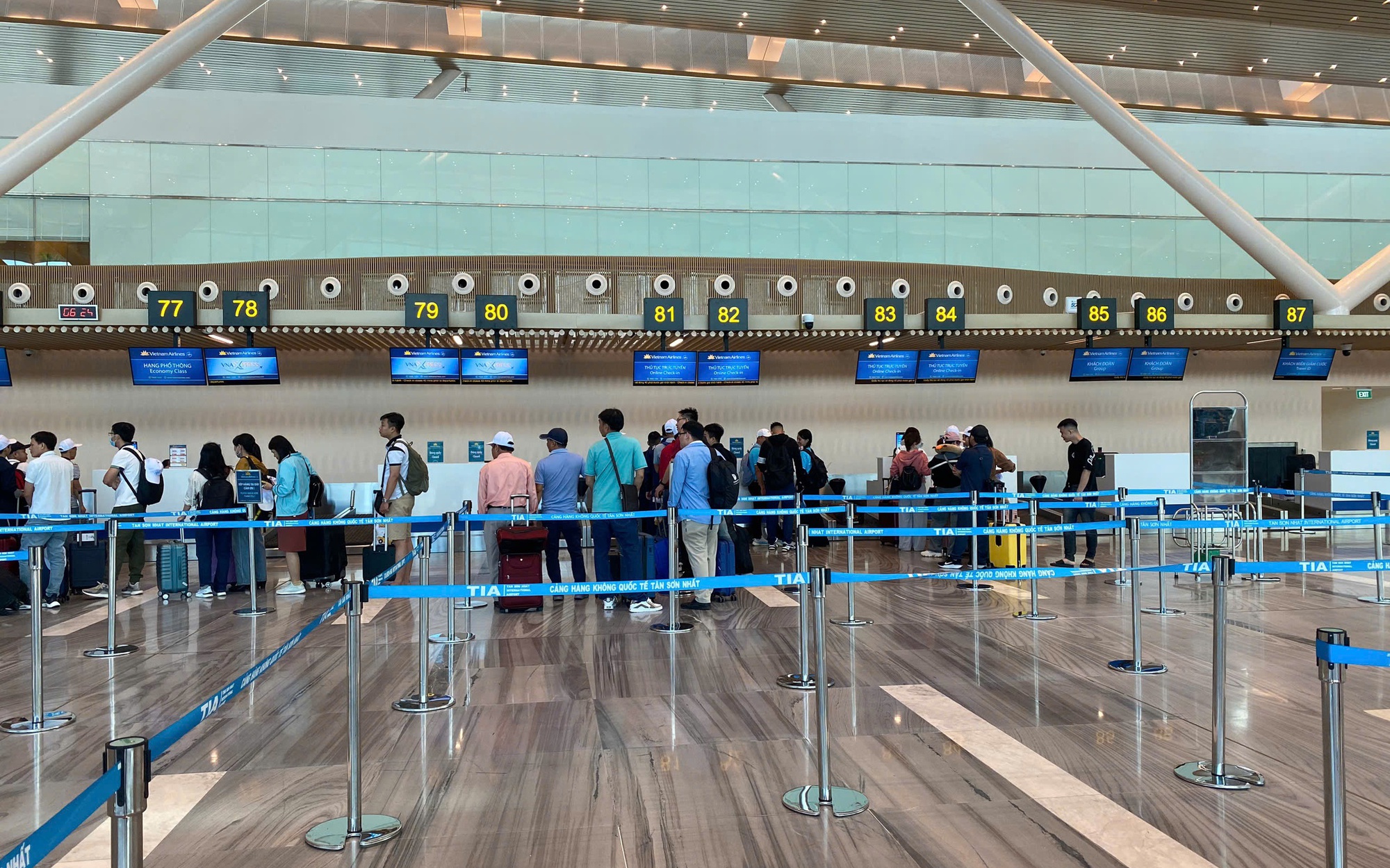 Thông tin quan trọng cho hành khách đi Vietnam Airlines qua sân bay Tân Sơn Nhất